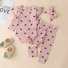 Load image into Gallery viewer, baby girl and toddler girl onesie set
