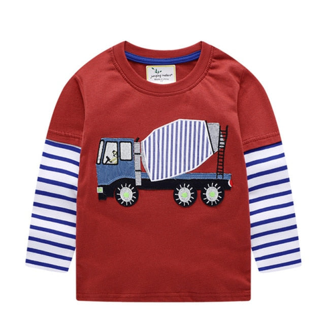 Toddler Boy and Boy Long Sleeved Graphic Tee