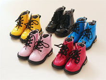 Load image into Gallery viewer, Yellow Martin Boots w/ Plush Option
