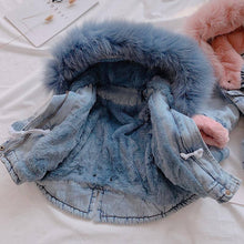 Load image into Gallery viewer, Plush Denim Jacket
