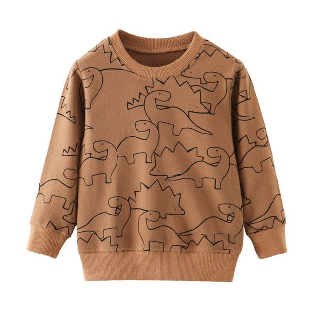 Toddler Boy and Boy Dino Pullover