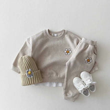 Load image into Gallery viewer, Baby Girl and Toddler Girl HappyFlower Sweatsuit
