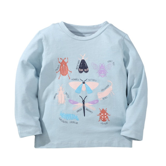 Toddler Girl and Girl Long Sleeve Graphic Tee